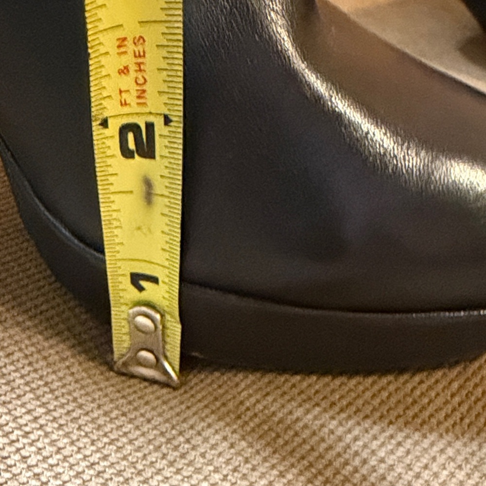 Vince Camuto Black Leather Ankle Booties - Picture 6 of 10